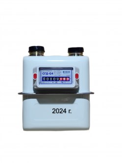 Счетчик газа СГД-G4ТК с термокорректором (вход газа левый, 110мм, резьба 1 1/4") г. Орёл 2024 год выпуска Чита
